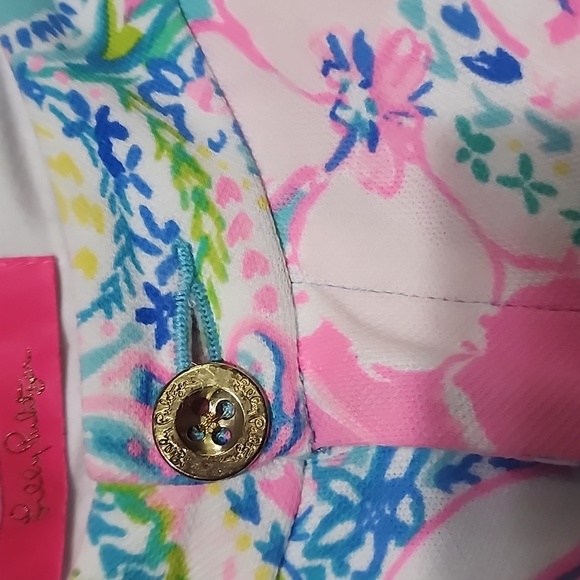 VEUC sz 4 Lilly Pulitzer 5" Buttercup Knit Shorts - Picture 2 of 9